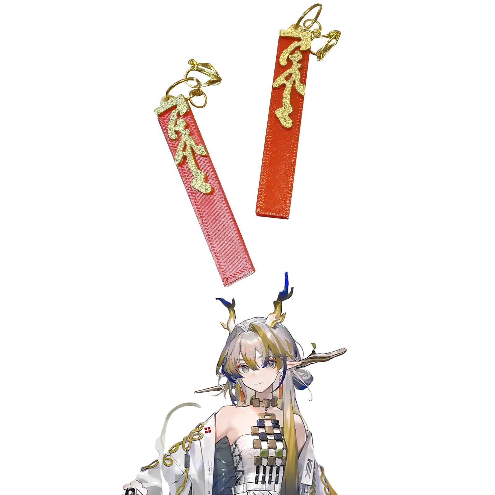 Amazon.co.jp: アークナイツ シュウ コスプレ道具 龍 角 髪飾り