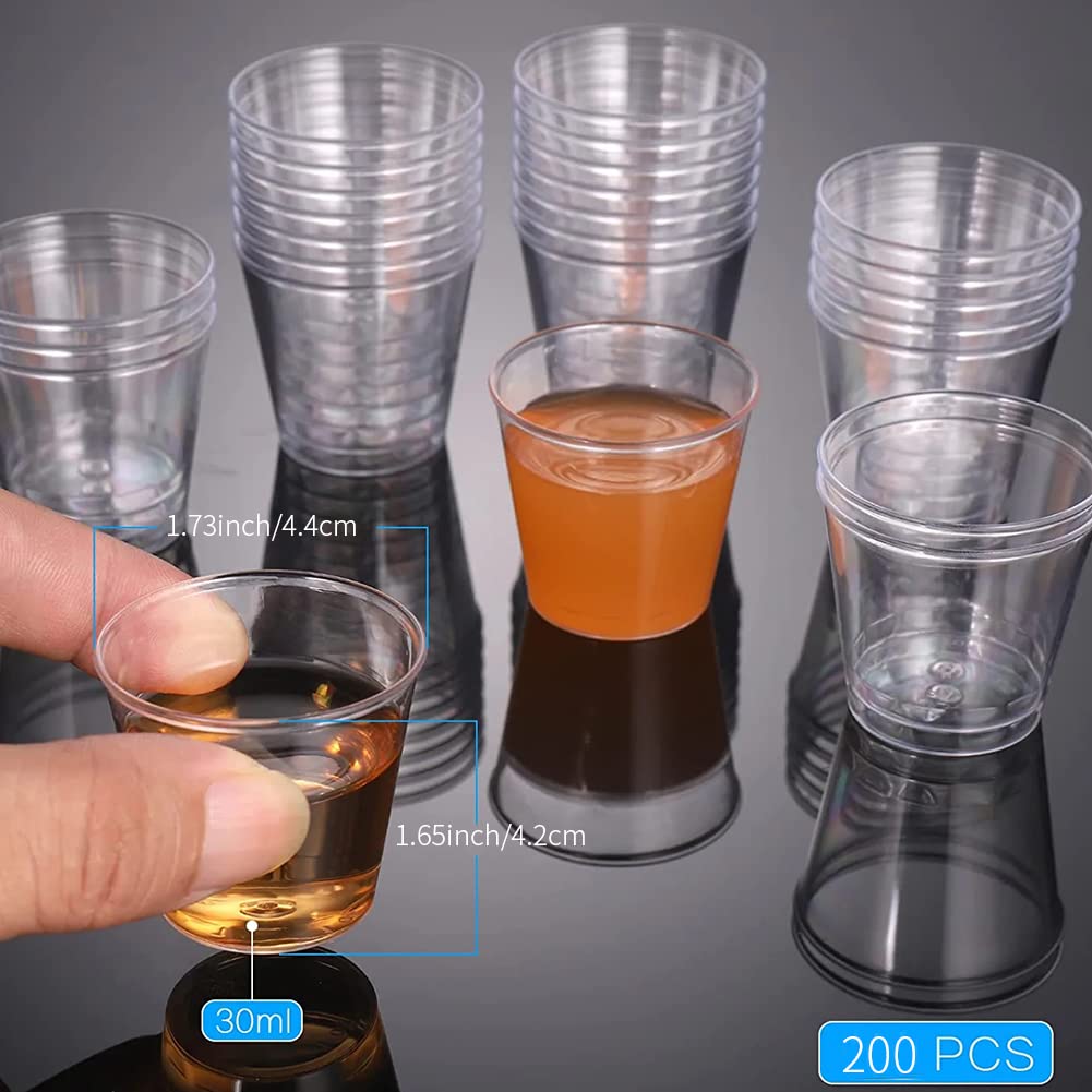 200 Bicchieri Plastica 30ml Trasparenti - Monouso, Impilabili, Per Shot, Degustazioni E Feste - Foto 12