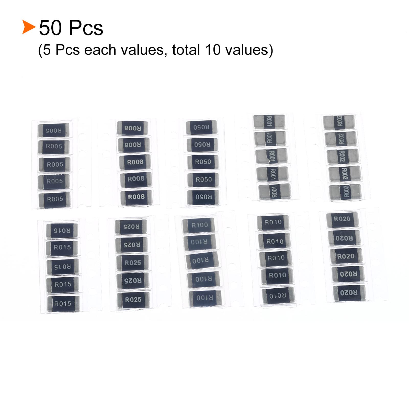 Produktbild von PATIKIL 2512 SMD Widerstand – 20 Stück, 0,1 Ohm, 1W, 1% Toleranz, Für Elektronik & DIY