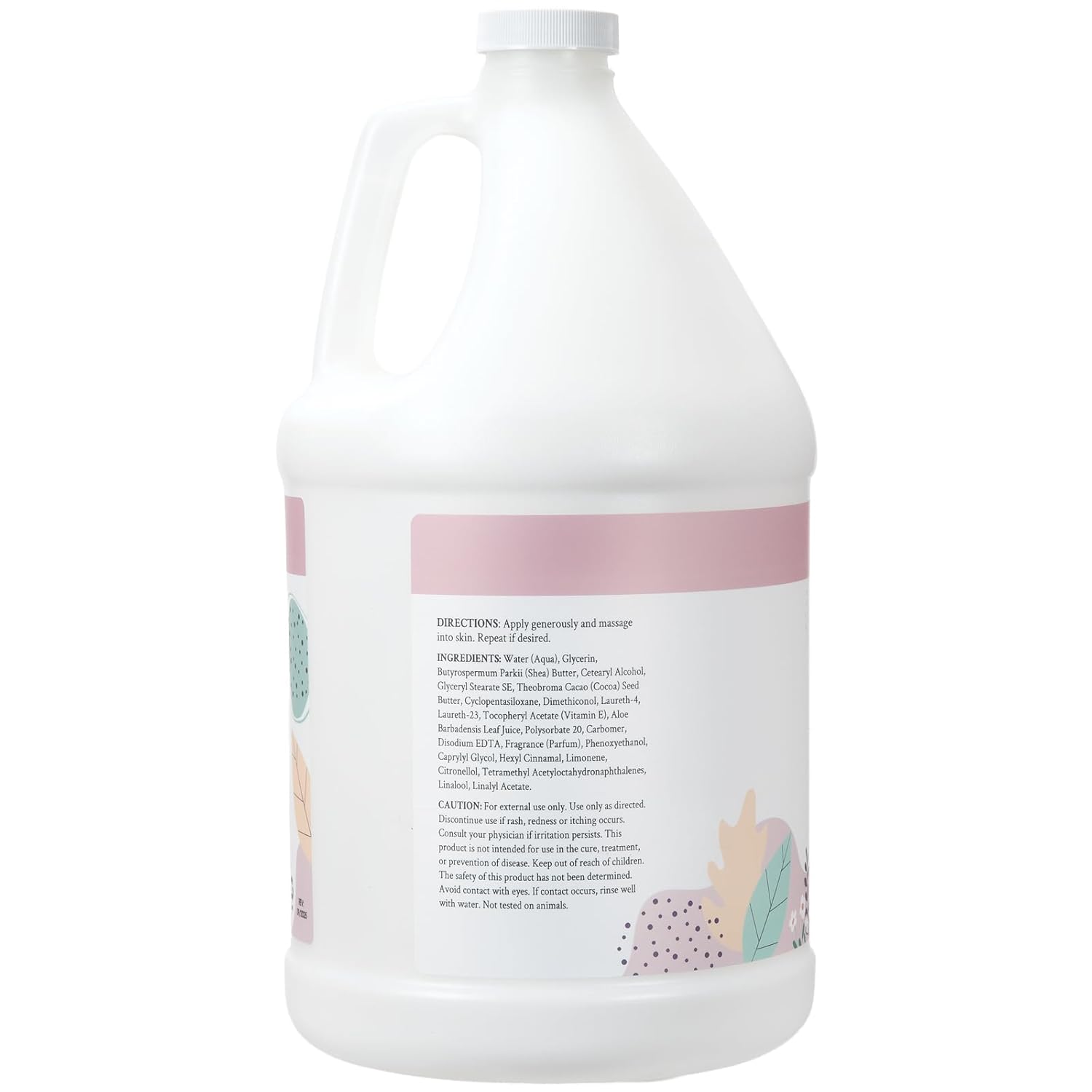 Ginger Lily Farms Botanicals Soothing Butter Lotion for Dry Skin, 100% Vegan & Cruelty-Free, Whispering Rose Scent, 1 Gallon (Pack of 4)