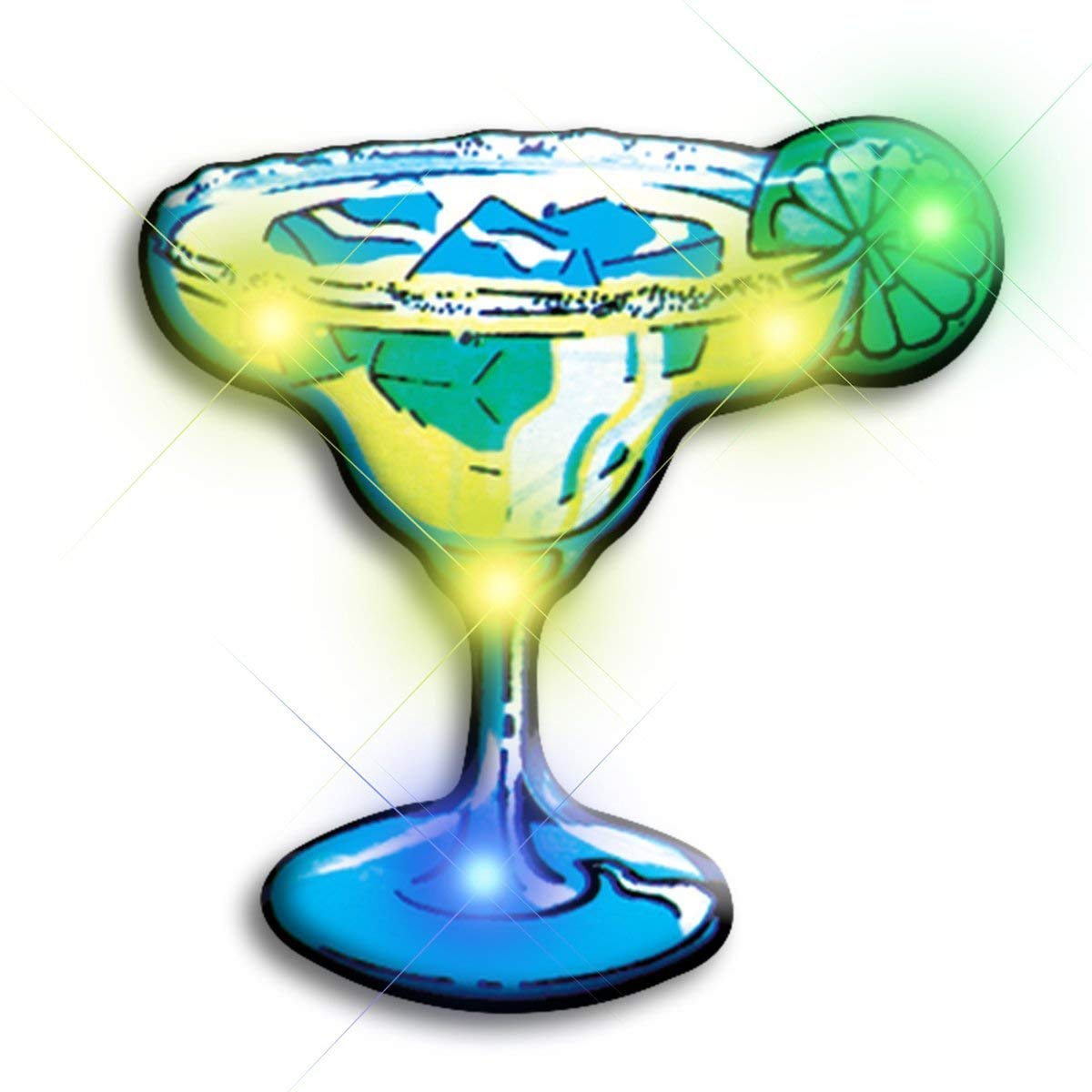 blinkee Margarita Flashing Body Light Lapel Pins