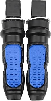 Motorcycle Rear Passenger CNC FootRest Foot Pegs Pedals UniversalBlue