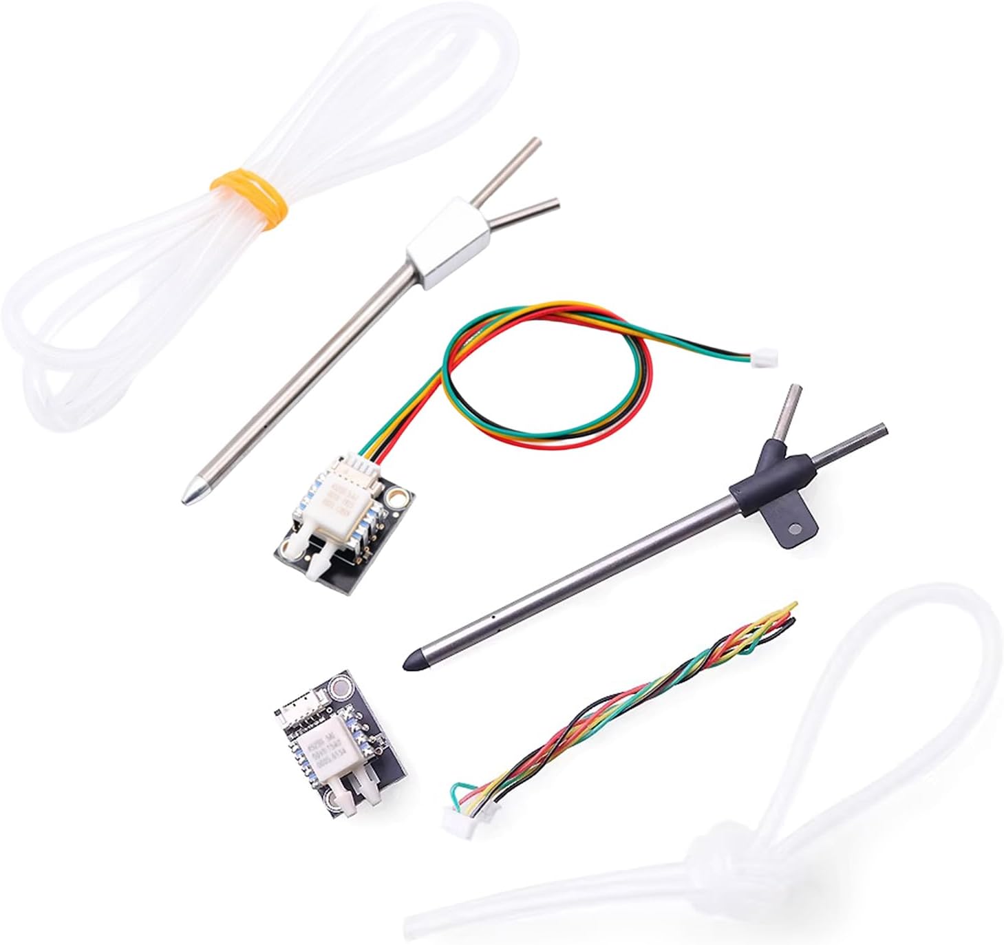 Airspeed Meter Airspeed Tube Differential Pressure Sensory Digital Meter Survey Fixed Wing Measurement Digital Pitot Tube for Flight Controller Speed