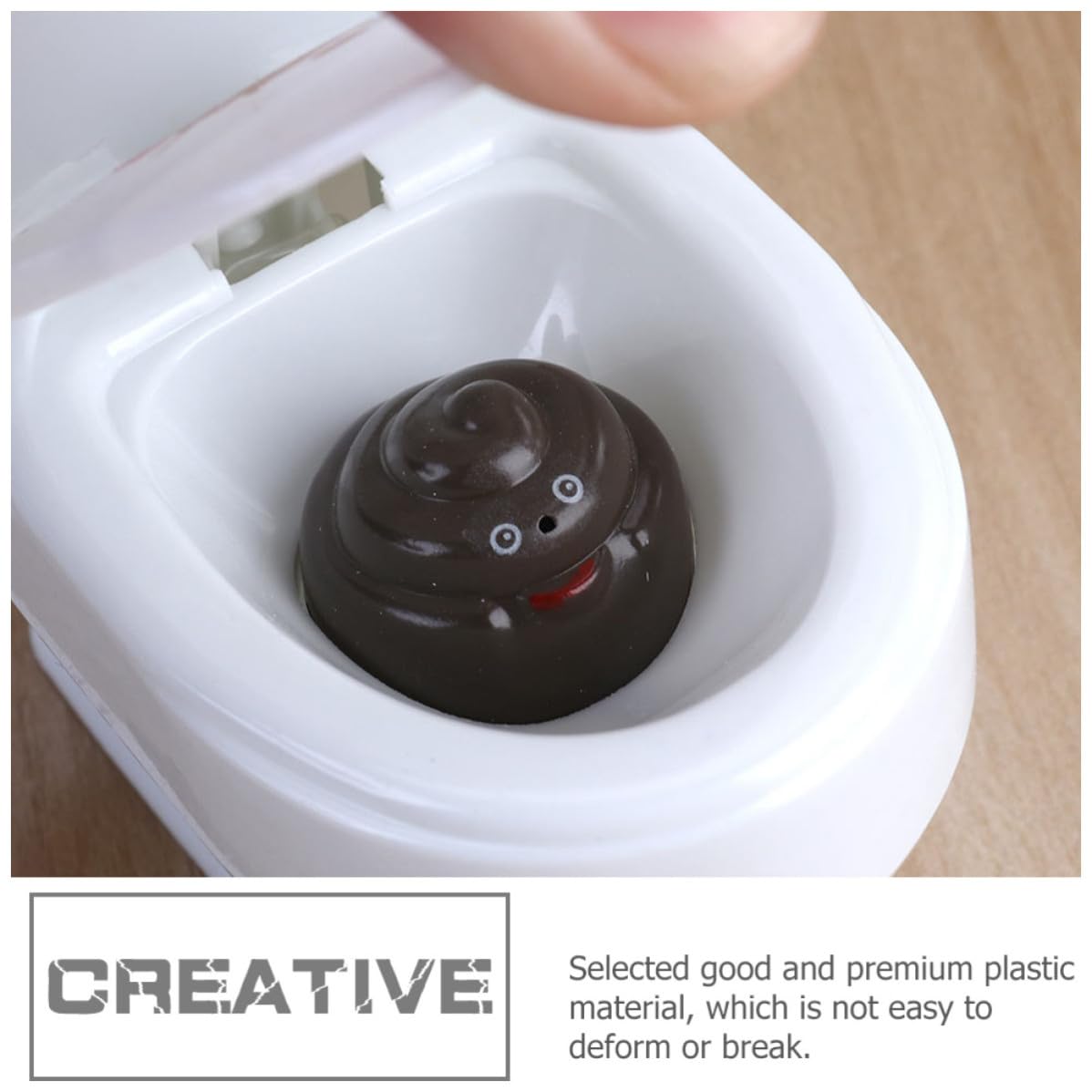 SOLUSTRE 20 Pezzi Giocattolo per Scherzi da Festa a Forma di Water Bianco in Plastica Spruzzo d'Acqua Divertente e Design Interessante per Feste e Giochi di Gruppo