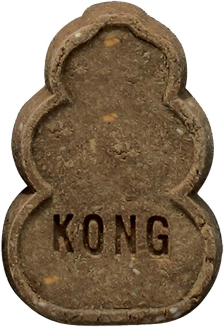 KONG Peanut Butter Baked Snack Treats for Dogs, Specially Shaped to Fit in Large Rubber Toys for Extended Play (Large) (3 pack of 11 oz bags)