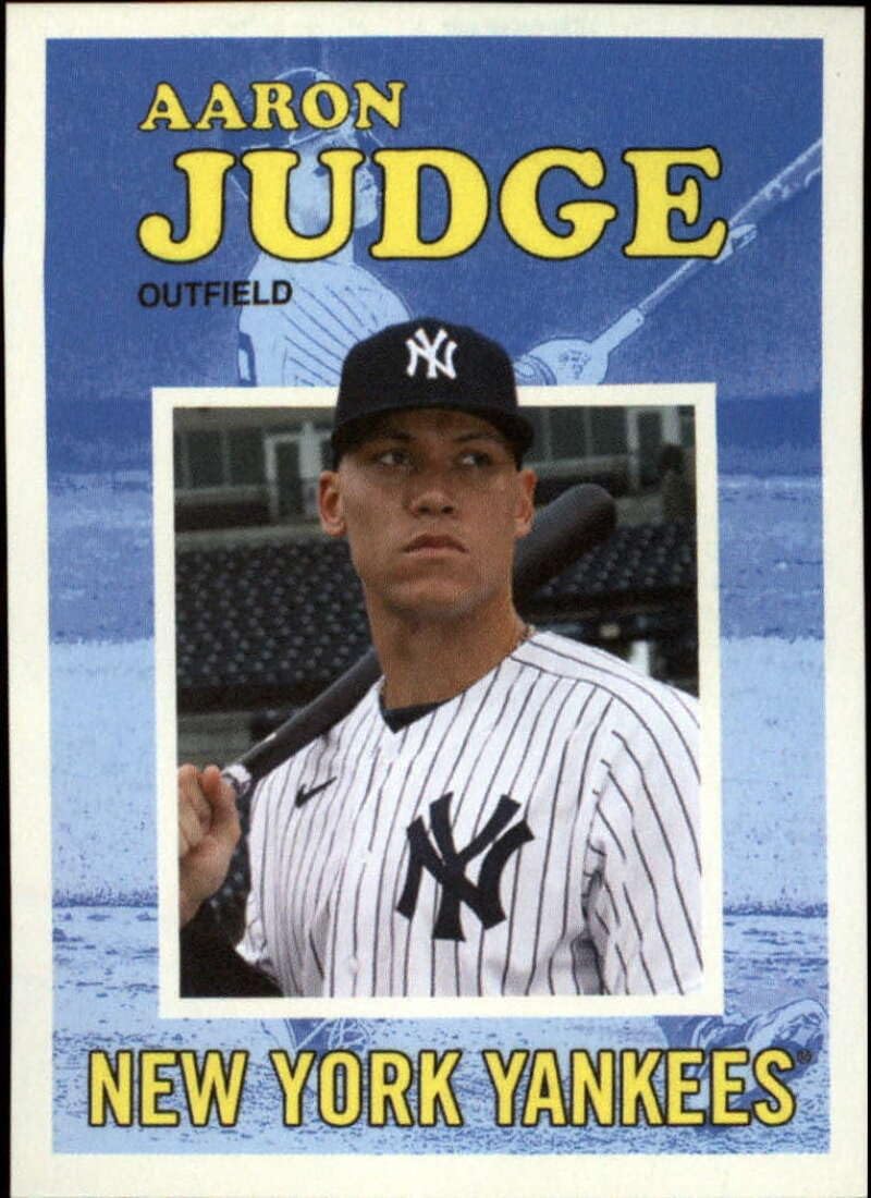 2020 Topps Throwback Thursday Baseball #271 Aaron Judge New York Yankees 1971 Football Posters Design Online Exclusive LIMITED PRINT RUN Trading Card (Stock Photo shown, card in Near Mint to Mint Condition)
