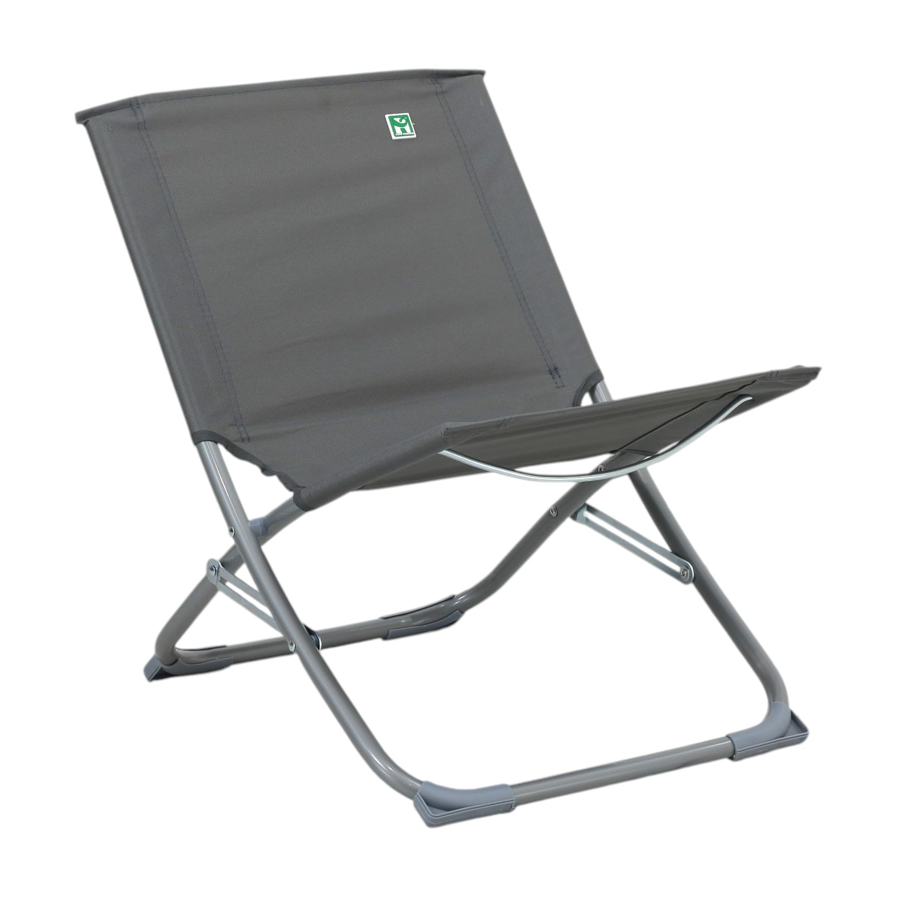 Totò Piccinni Spiaggina BEACH in Acciaio e Telo in Poliestere (Grigio 4Pz)