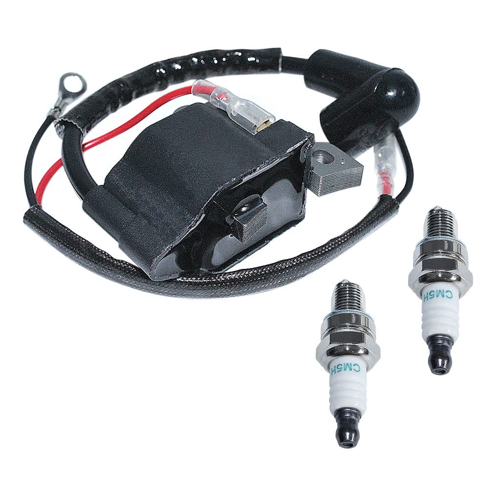Piezas de jardín Kit de bujías de módulo de Bobina de Encendido para Honda GX35 UMK435 GX 35 Piezas de Motor de cortacésped de 4 Tiempos