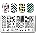 BORN PRETTY Flower Theme Rectangle 6 Nail Art Stamp Template Multi-Pattern Stamp Image Plate Combination Set DIY manicuring Template