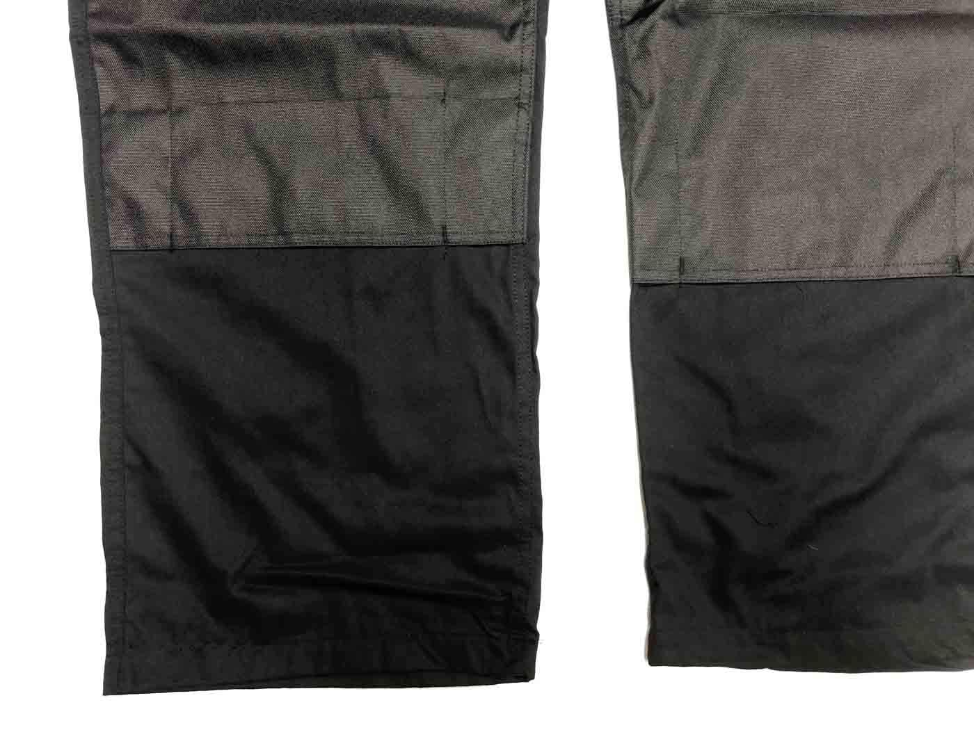 Generisch Arbeitshose für Herren, Schwarz-Grau, Cargotaschen mit Orange-Details, Übergrößen 3XL-10XL