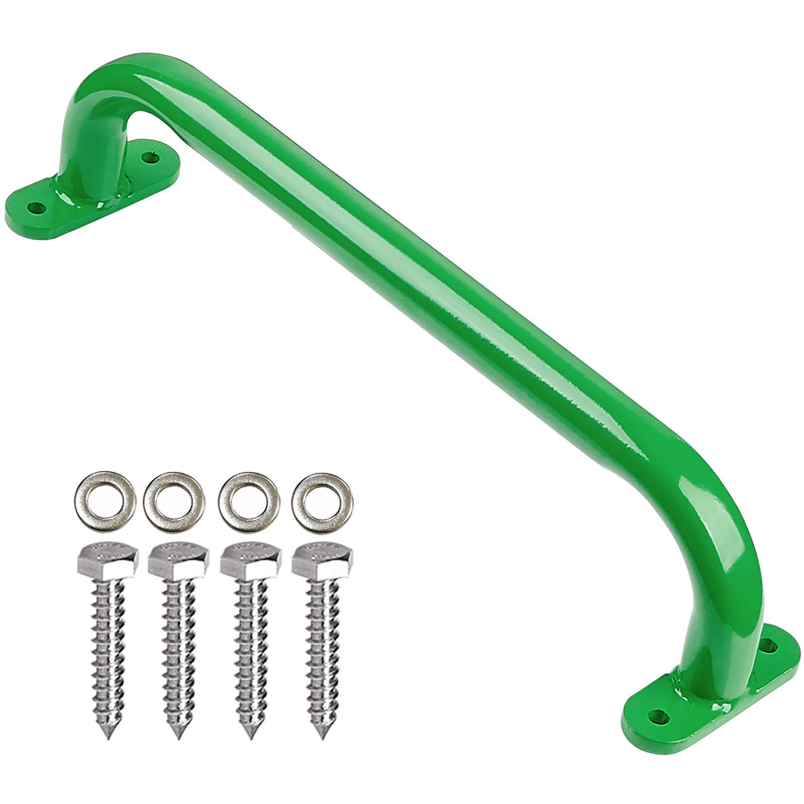 Buy Purife17.2'' Outdoor Green Playground Safety Handles Metal Swing