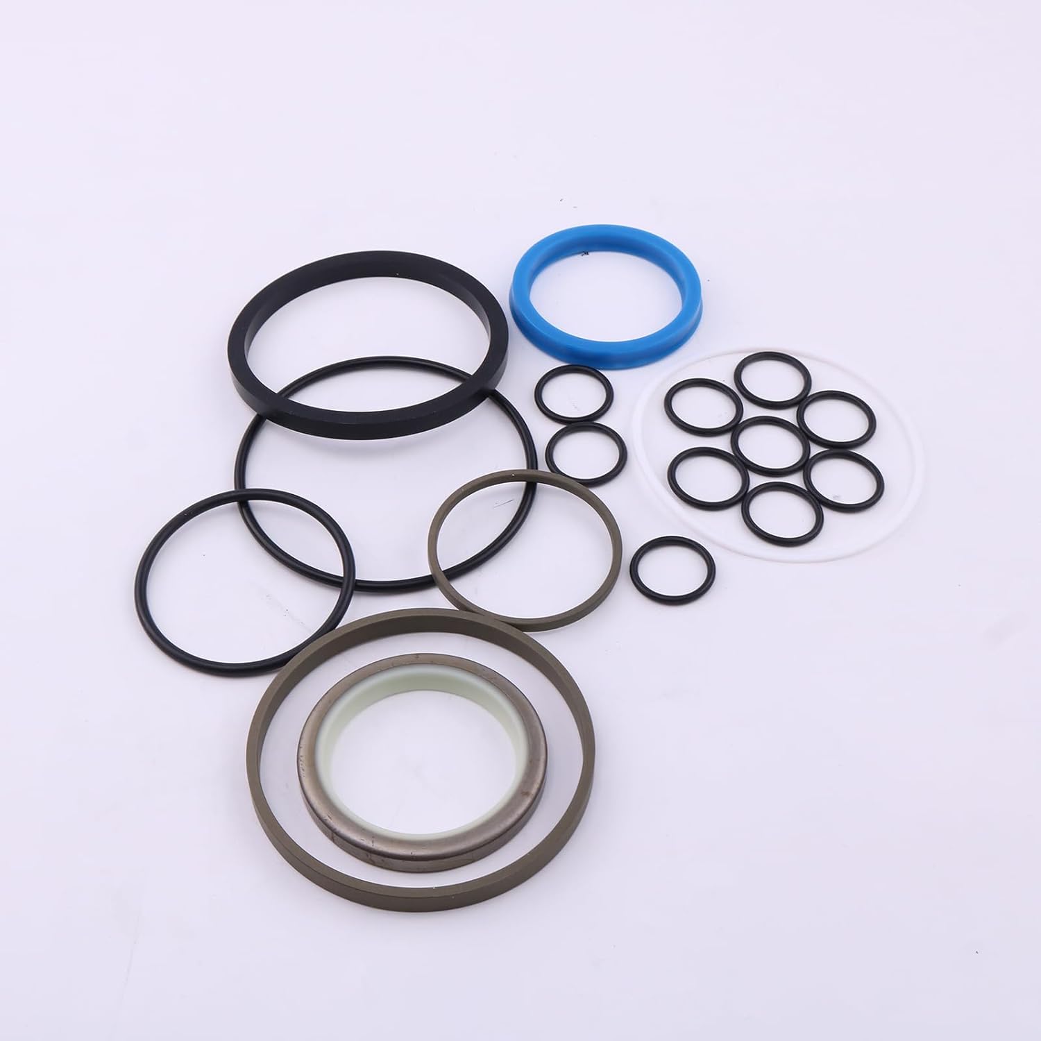 HOLDWELL Lift Cylinder Seal Kit 85802567 compatible with New.Holland Cylinder 85802567 Backhoe Loader 555E LB75 50mm Rod x 70mm Bore