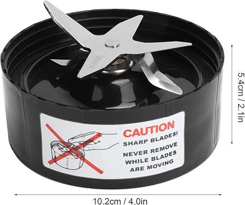 Miniatura 3 de Extractor universal Cruz Blade ABS Acero Inoxidable Blender Blade Reemplazo Fácil de Instalar Ajuste para 1000W Juicer Blender Piezas Accesorios