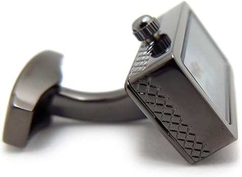 Amazon | タテオシアン(TATEOSSIAN) ピッコラ時計カフス（青着色白蝶貝