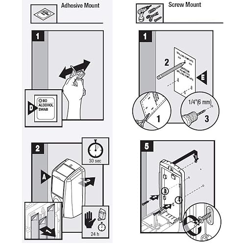 Miniatura 9 de Rubbermaid Commercial Productos AutoFoam LumeCel Dispensador de jabón de manos y desinfectante, perla blanca/gris, sin batería, alimentado por luz