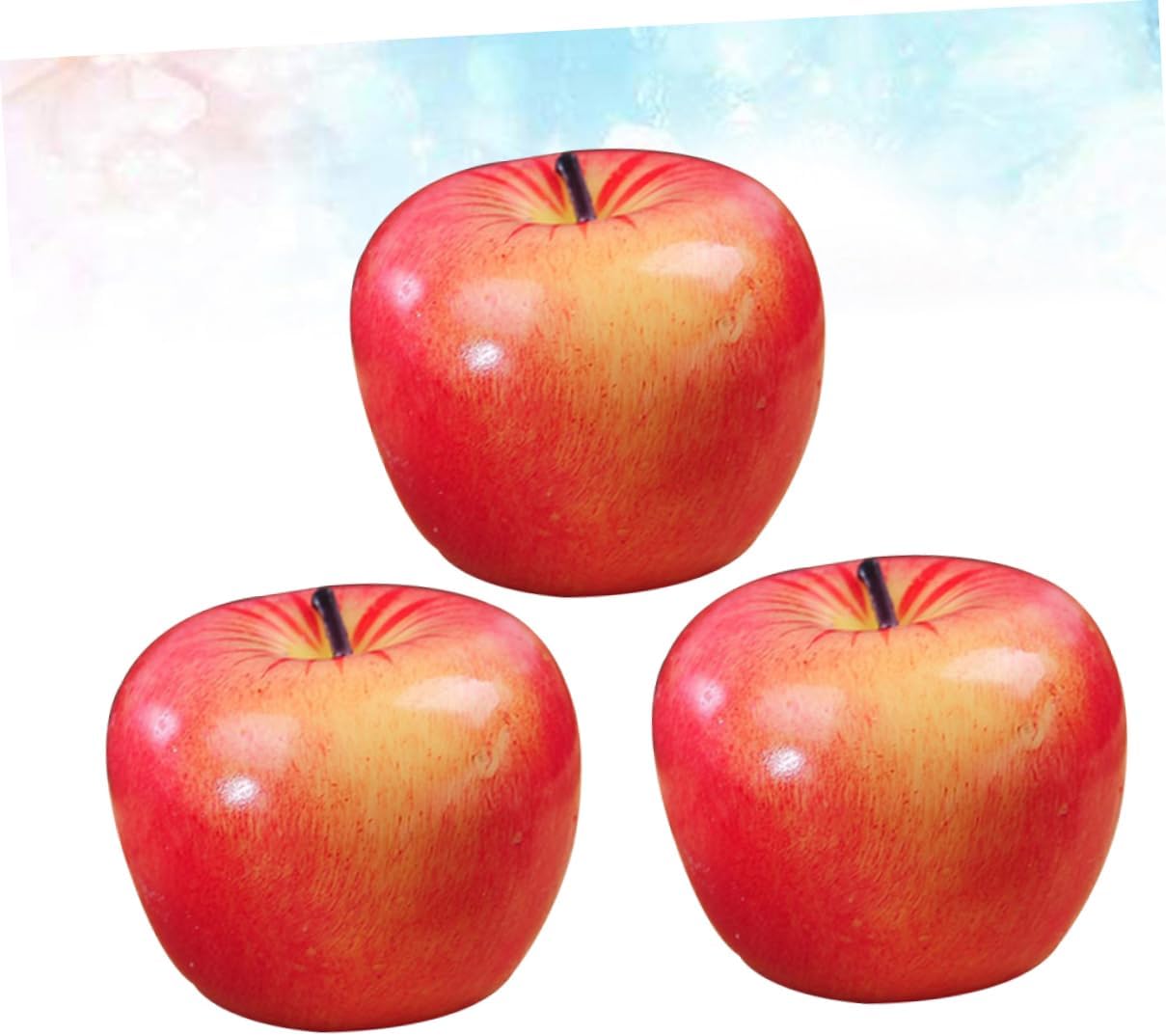 Xmas Christmas Eve Artificial Candles 3pcs Wax Aromatherapy