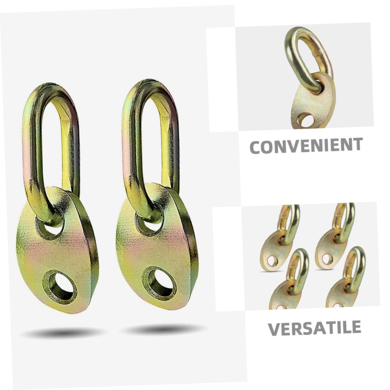 Garneck 4 Pezzi Set di Anelli del Motore Sollevamento del Motore Piastra Sollevamento Staffa di o Automatico Staffa di o Regolabile Lega di Alluminio d'oro