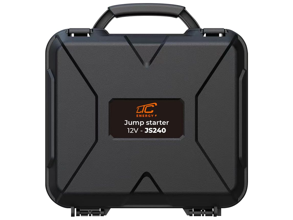 LTC Jump Starter Power Bank USB para Coche Arrancador Compacto 24000MAH/2500A Power Bank QC TYP-C PD 65W/USB out 3A DC 12V