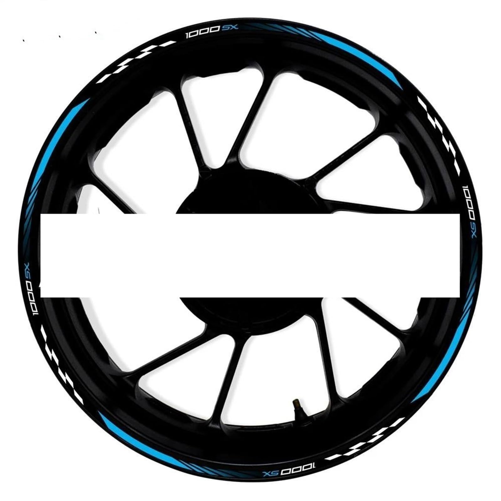 Motorcycle Wheel Stickers for Kawasaki for Z1000SX for Z-1000SX Motorbike
