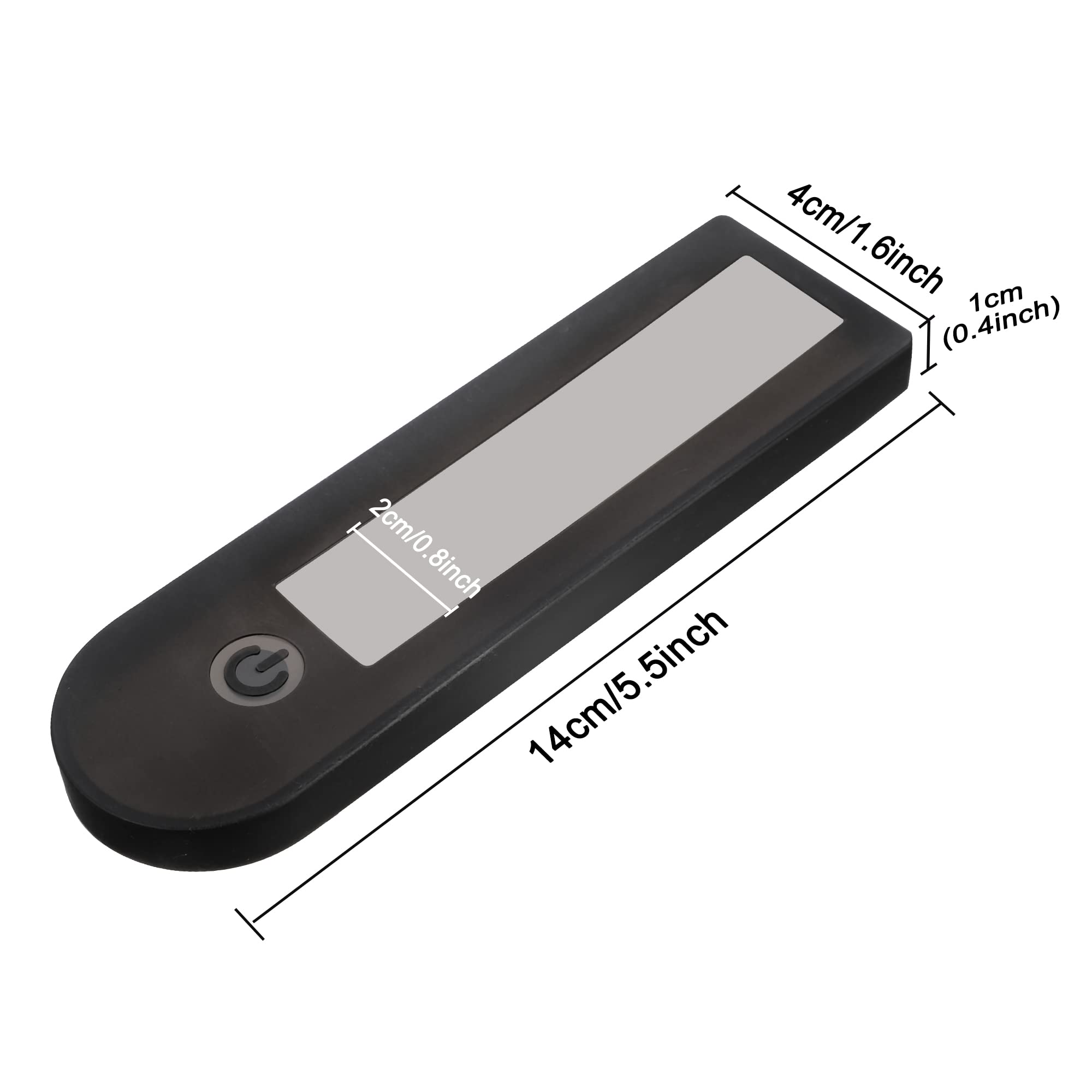 TOMALL Dashboard Cover Silicone Central Control Panel Case Waterproof Dustproof Protective Shell Compatible with Max G30 Electric Scooter (Black)