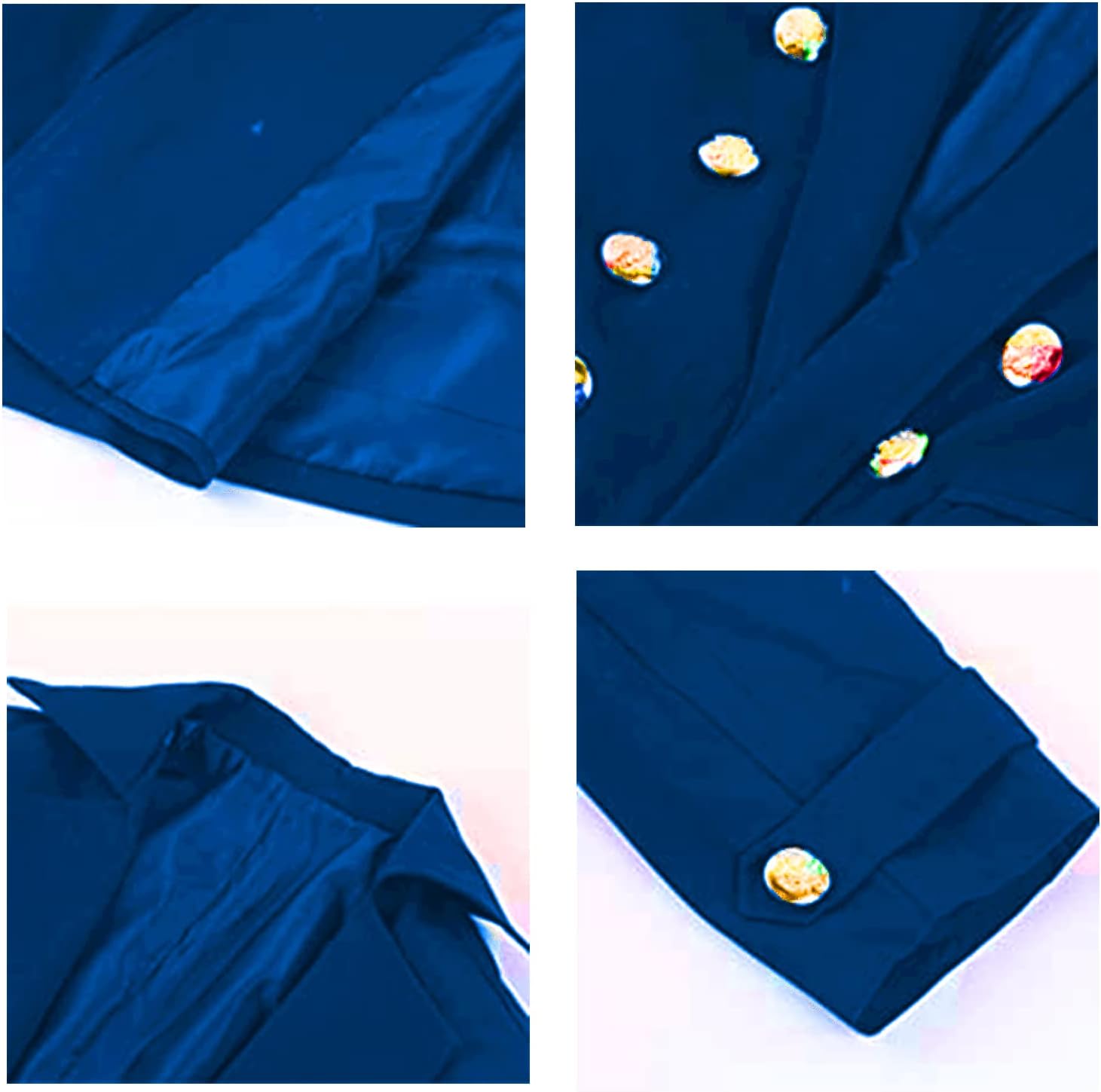 BITSEACOCO Mens Vintage Victorian Steampunk Jacket, Gothic Renaissance Medieval Frock Coat Cosplay Halloween Costume Tailcoat - Image 5