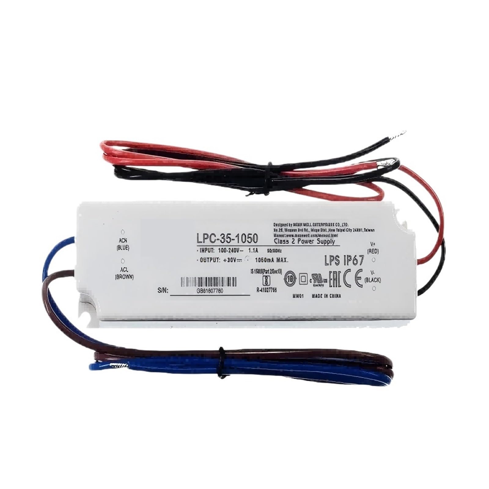 BALYDLUL 35W Single Output Switching Power Supply LPC-35-700mA LPC-35-1050mA LPC-35-1400mA(LPC-35-1050)