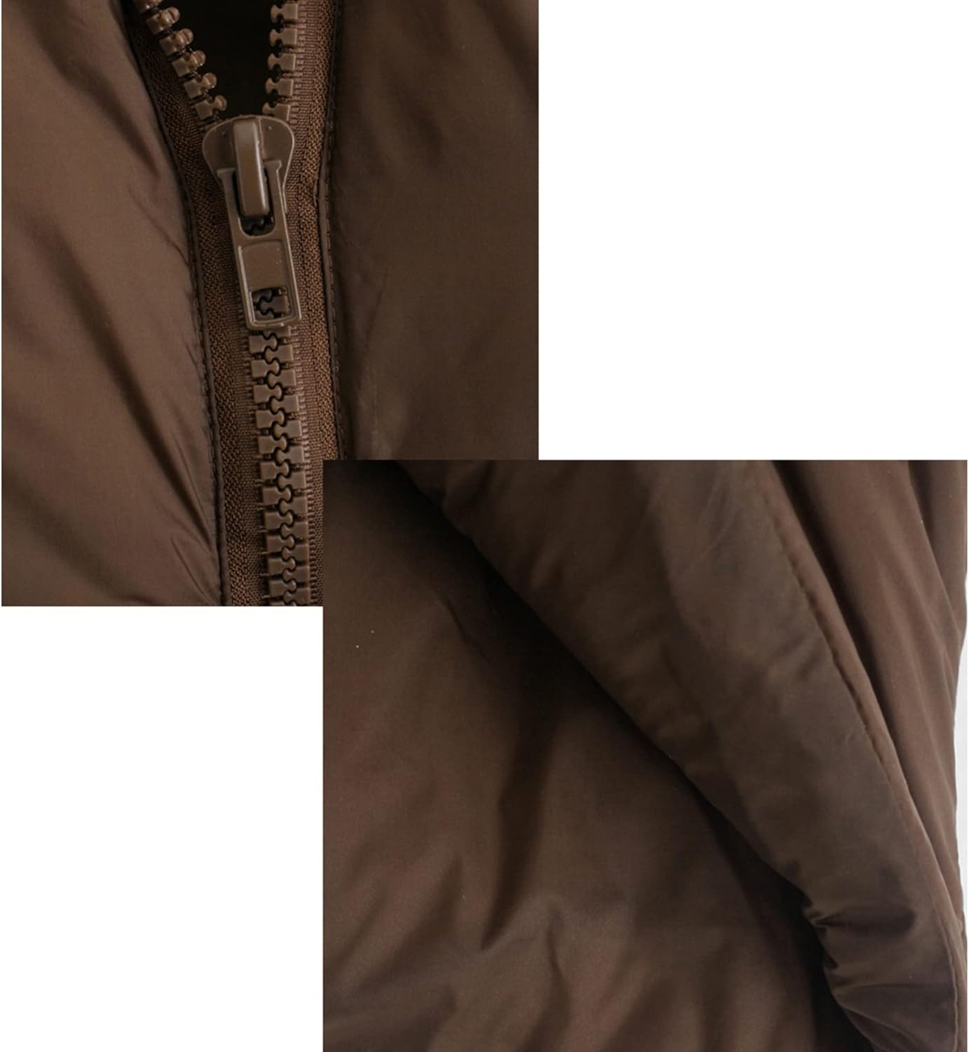 Hixiaohe Women's Winter Crop Vest Puffer Lightweight Stand Collar Padded Vest Zip Up Sleeveless Jacket - Image 6