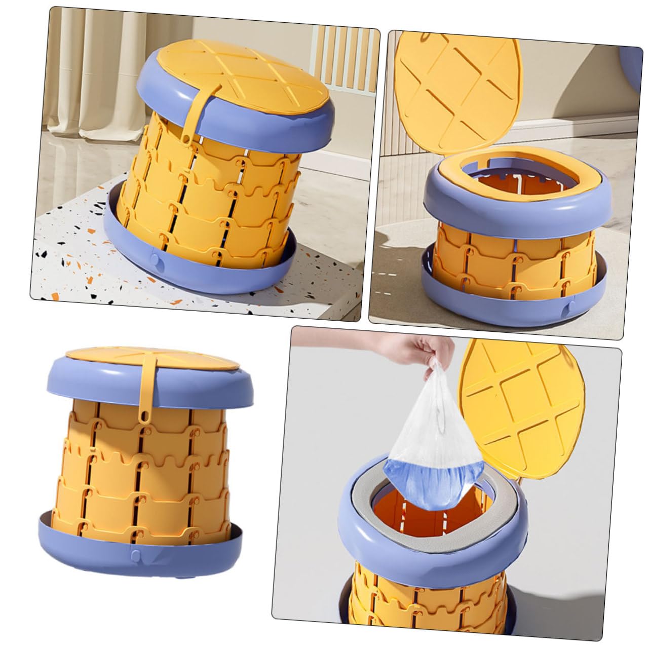 Orinal de Viaje Plegable para Niños, Entrenamiento Cómodo, Niño