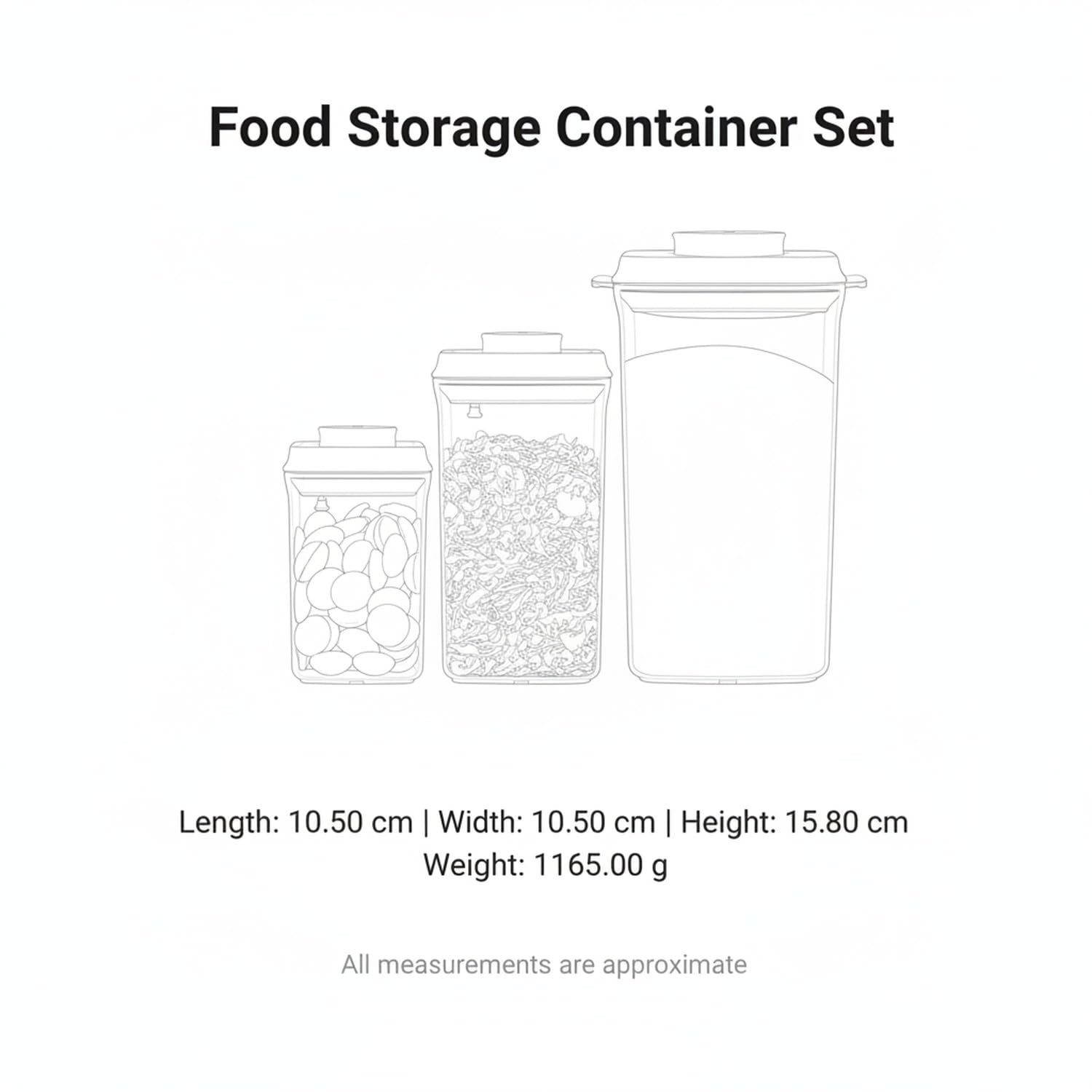 Set Contenitori Alimenti