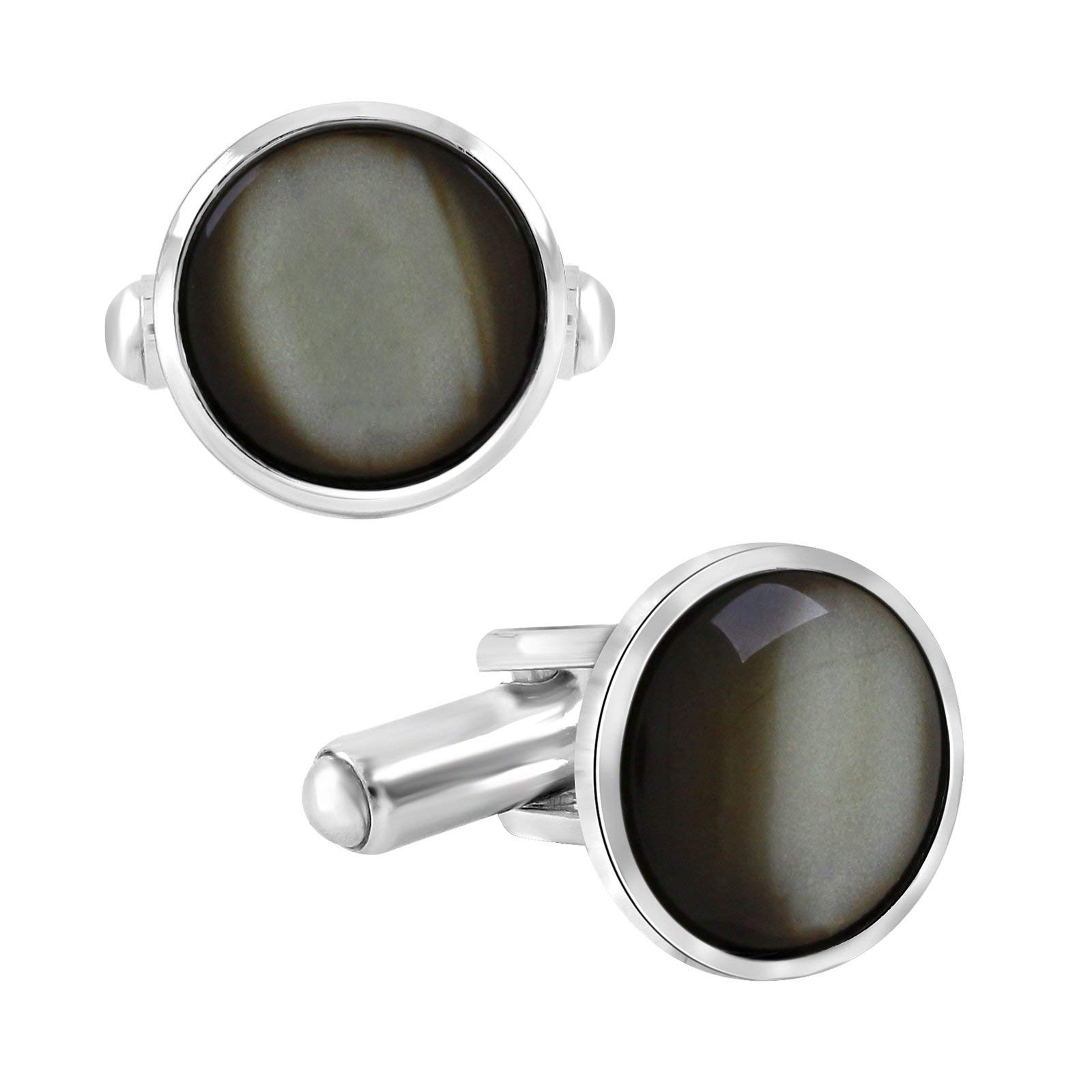 Formal Office Formal Shirt Blazer Cufflinks Pair Men Gift Box-image-46