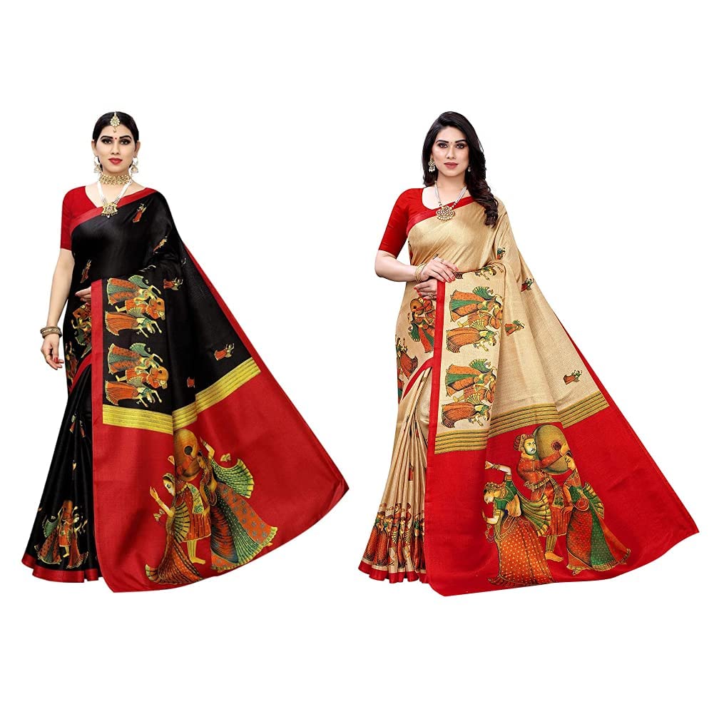 Yashika Synthetic with Blouse Piece Saree (SDPL-RAJARANI_Black_Free Size) Womens Khadi Saree (RAJARANI CHICKU_Chiku) (B0B9XFW4M9) Amazon Price History, Amazon Price Tracker