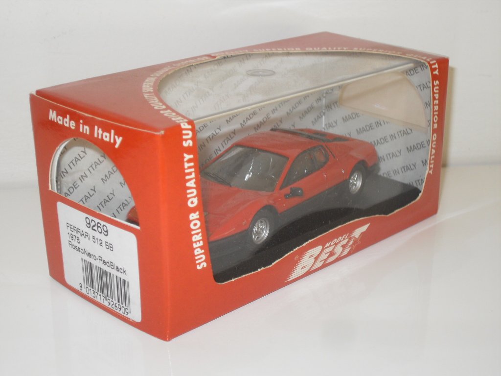 Amazon | ベスト製 1／43 フェラーリ 512BB 1976' レッド