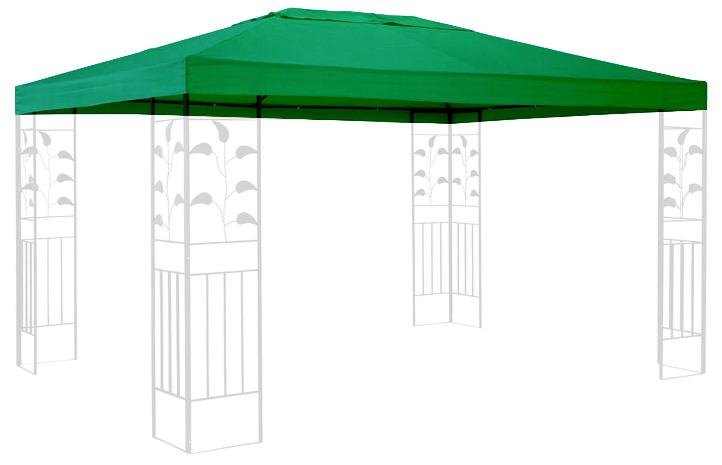 Toit de rechange pour tonnelle 3 x 4 m QUICK STAR pour vos repas de jardin vert
