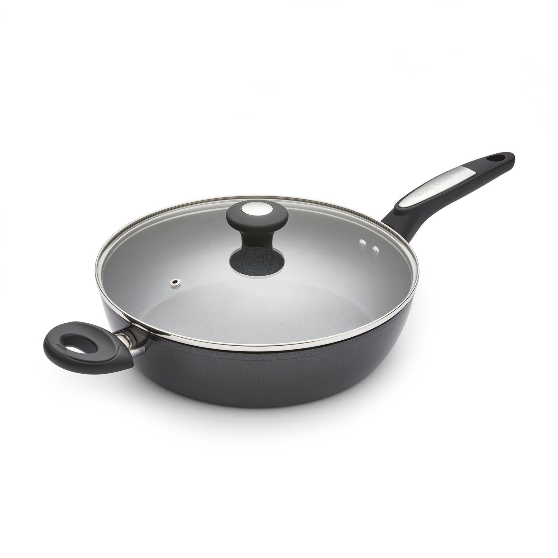 Morphy Richards Sauté Pan - 28cm Forged Aluminium with Lid
