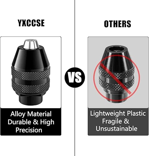 Miniatura 6 de Juego de 12 pinzas para portabrocas de latón, portabrocas sin llave de 1/32 a 1/8 pulgadas, repuesto 4485 4486 de cambio rápido Juego de