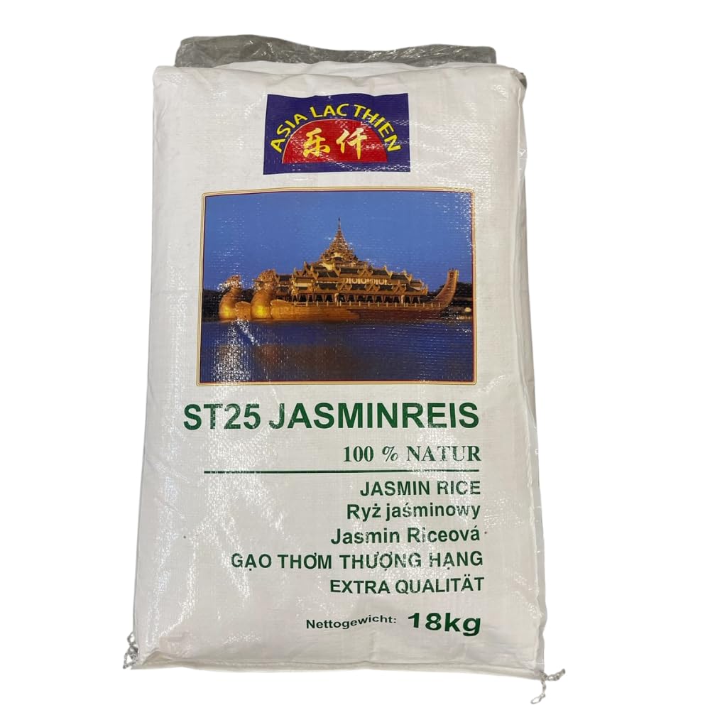 ST25 Vietnam-Reis – Weltmeister 2019 & 2023 | Premium Langkorn-Duftreis aus Vietnam | 18 kg Vakuumbeutel