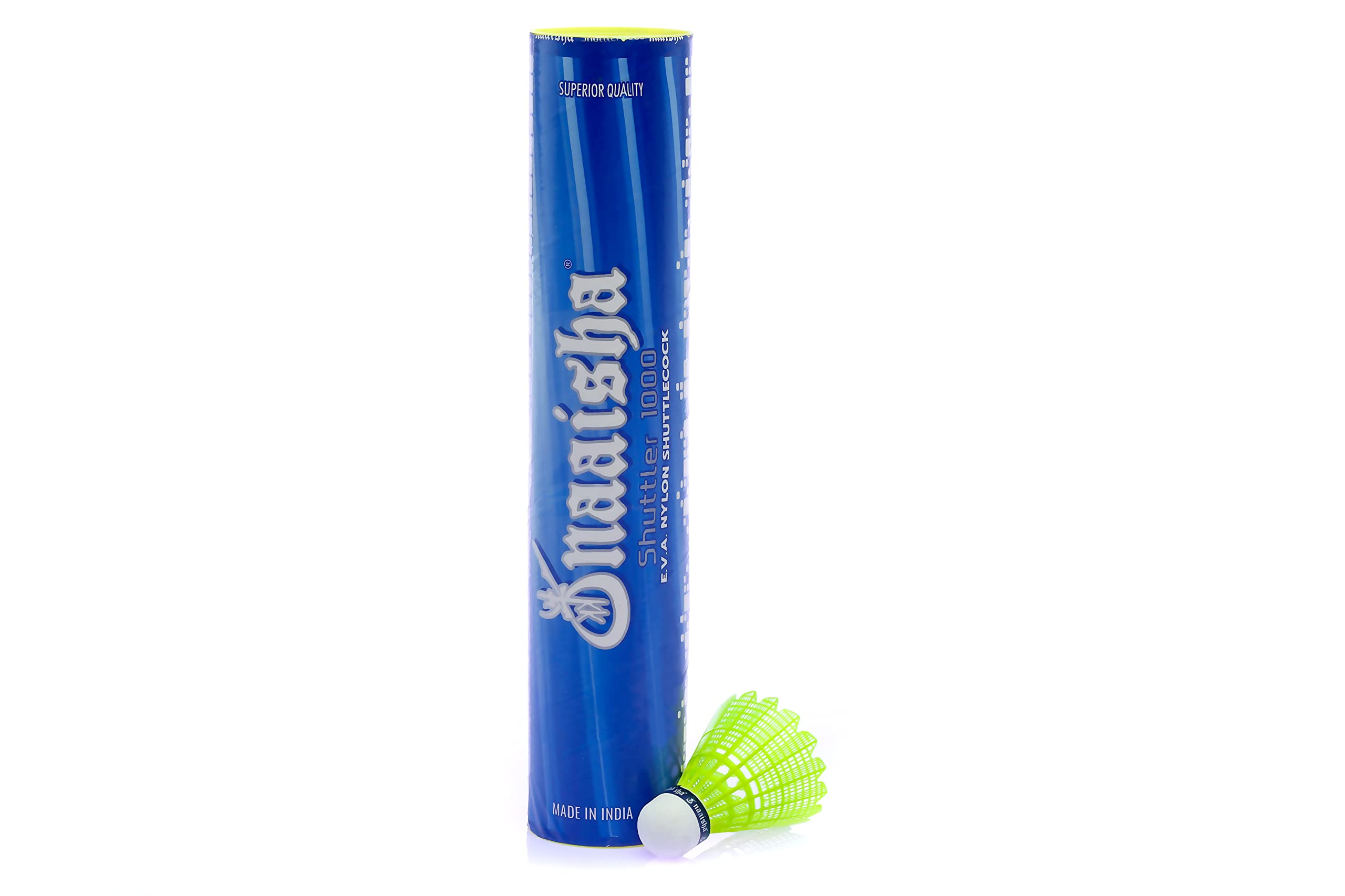 SHUTTLER1000 E.V.A Nylon Shuttlecock Nylon Shuttle - Yellow-image-46
