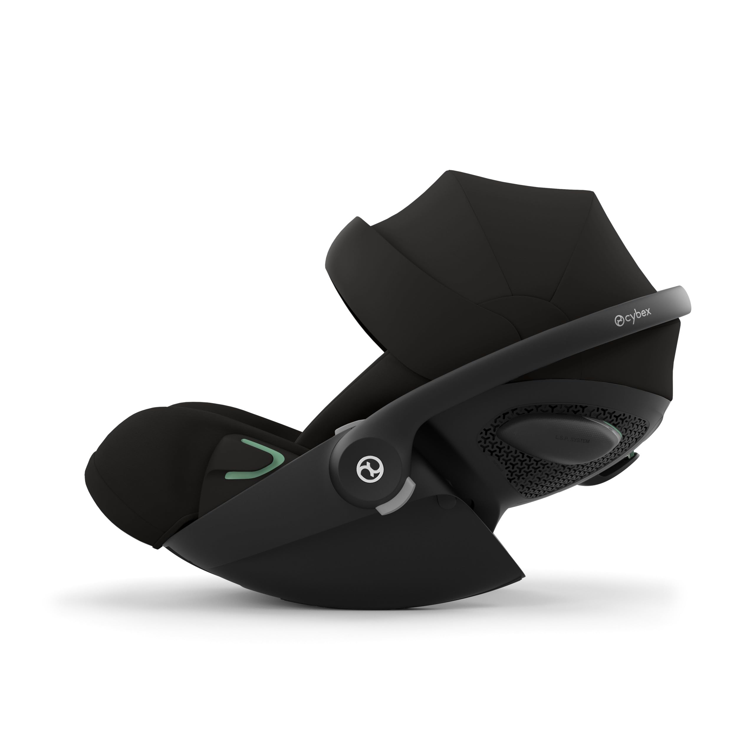 CYBEX Gold Silla de coche para bebé Cloud G i-Size Comfort, Incl. reductor para recién nacidos, Desde el nacimiento hasta aprox. 24 meses, Para niños de 40 cm a 87 cm, Máx. 13 kg, Magic Black