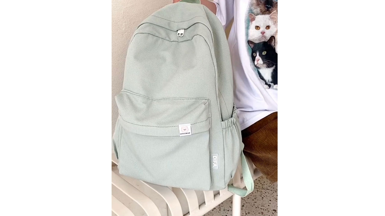 6353 Backpack Cute and lightweight, front and built-in side pockets Amazon.com: Hidds Laptop Backpacks 15.6 Inch School Bag  main image 3