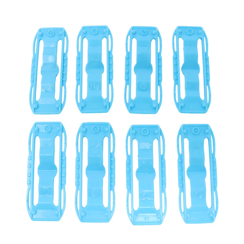 Replacement Parts for Total Turbo Take Over Track Set - 60BLM ~ Replacement 8 Blue Track Connectors ~ Fits Many Models