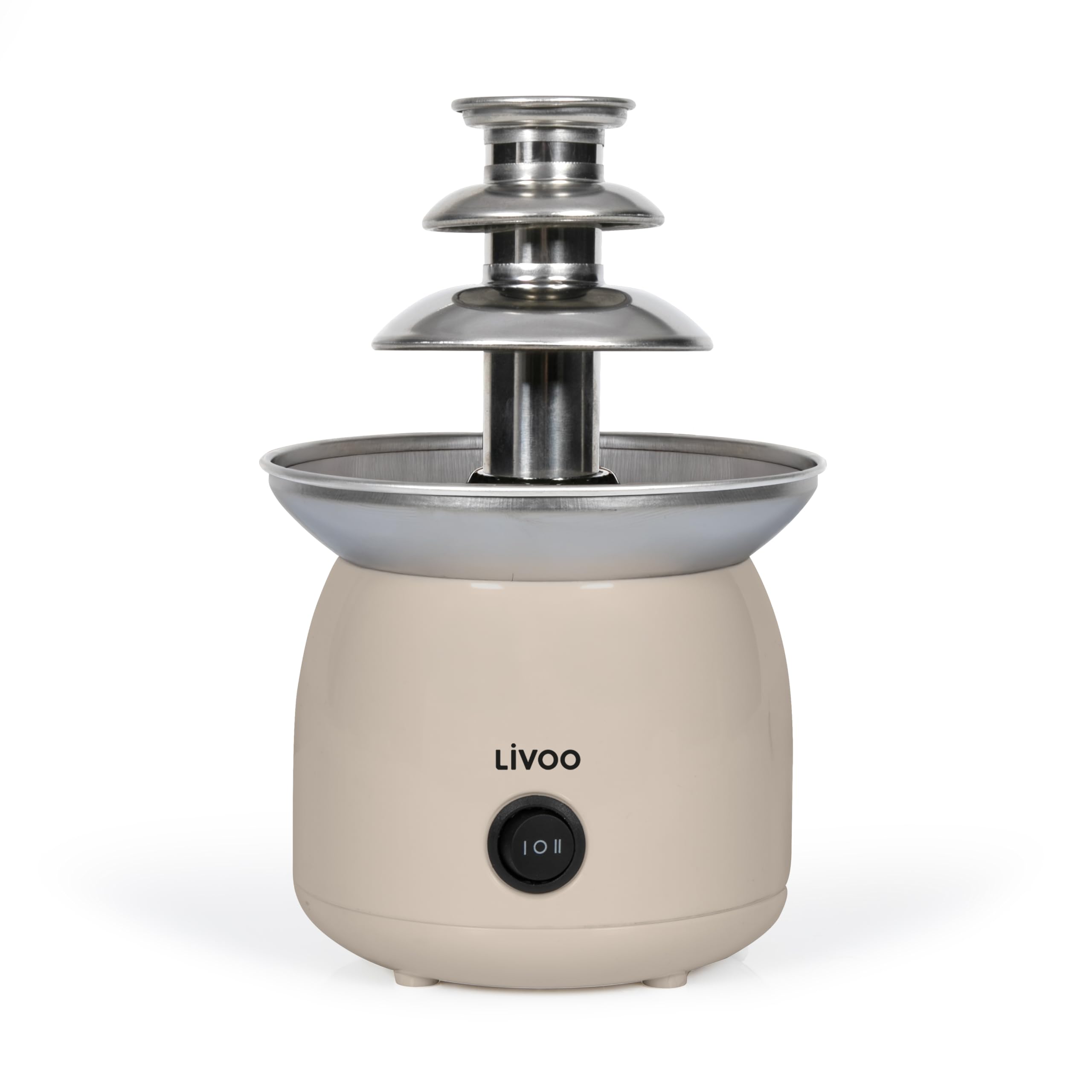 Livoo DOM533C - Fuente de chocolate (70 W, capacidad de chocolate fundido 250 ml, 3 niveles)