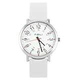Nurse Watch for Women Men Medical Professionals Student Easy to Read 24 Hour Military Time Luminous Watch with Soft Silicone Band