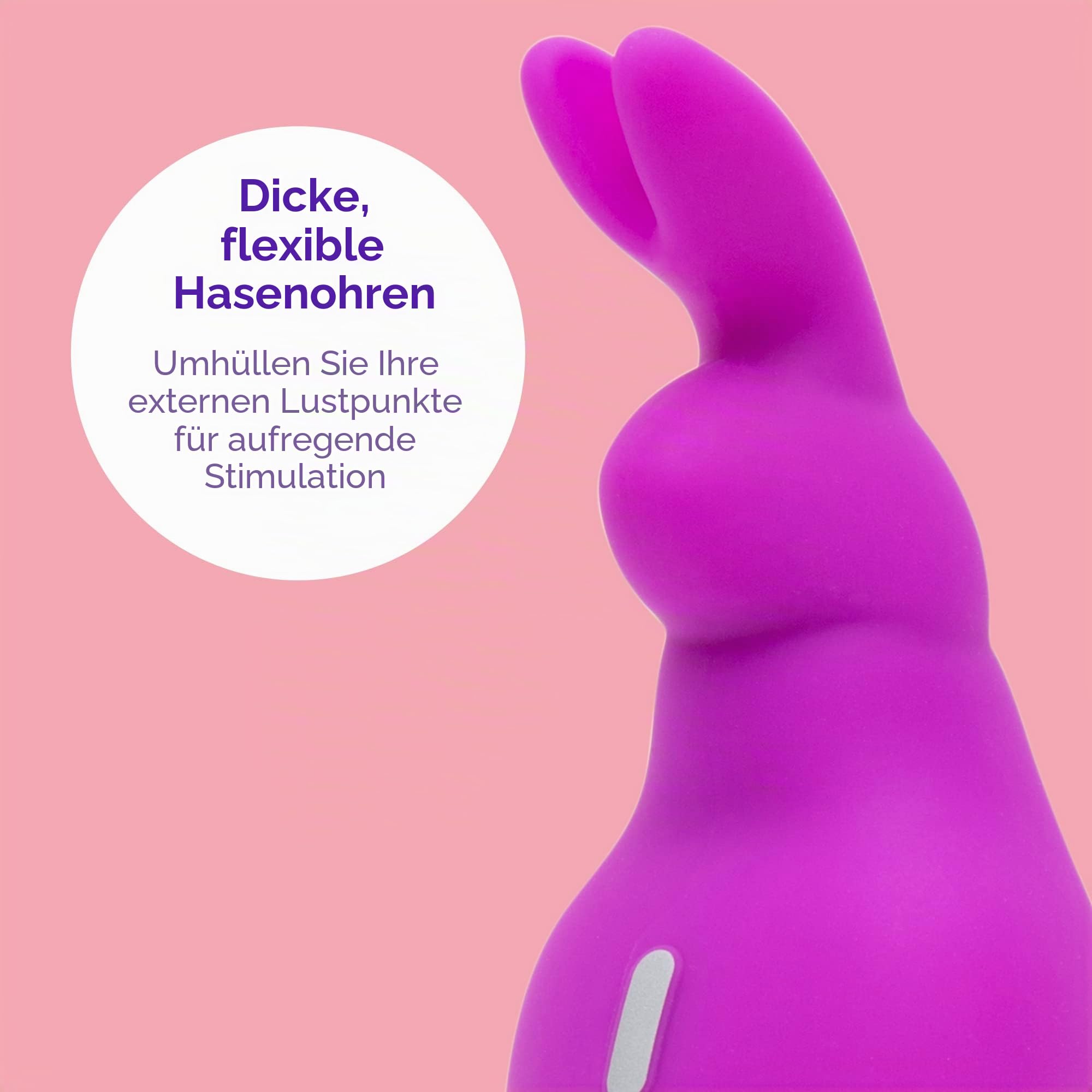 Lovehoney Happy Rabbit Mini-Ohren Klitoris-Fingervibrator Wiederaufladbar und wasserfest