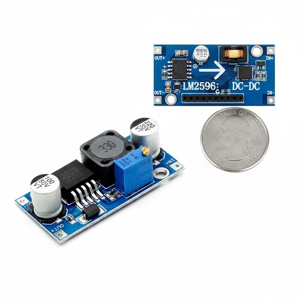 XL6009 Boost Converter + LM2596 Buck Converter Combo, DC-DC