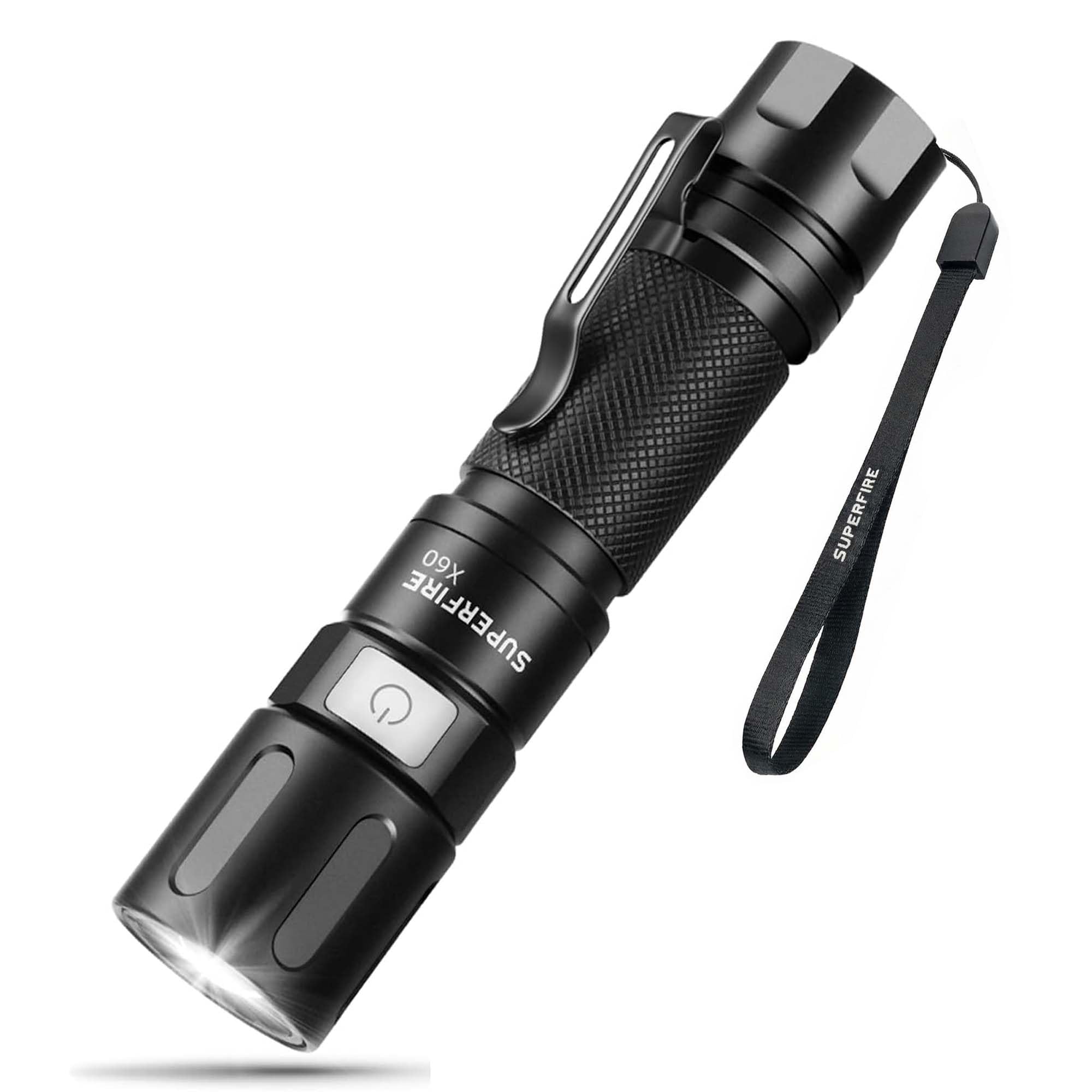 1000 Lumens Tactical Flashlight, Super Bright LED Rechargeable, Zoomable with Long Battery Life, 4 Light Modes Pocket Flashlight for Home, Mechanic, Camping, Emergency, Survival