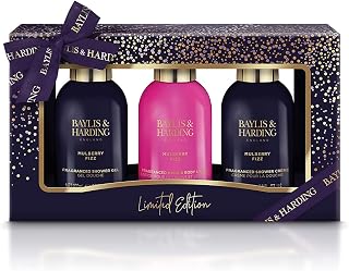 Baylis & Harding Limited Edition Mulberry Fizz Luxury Bathing Mini Treats Gift Set - Vegan Friendly