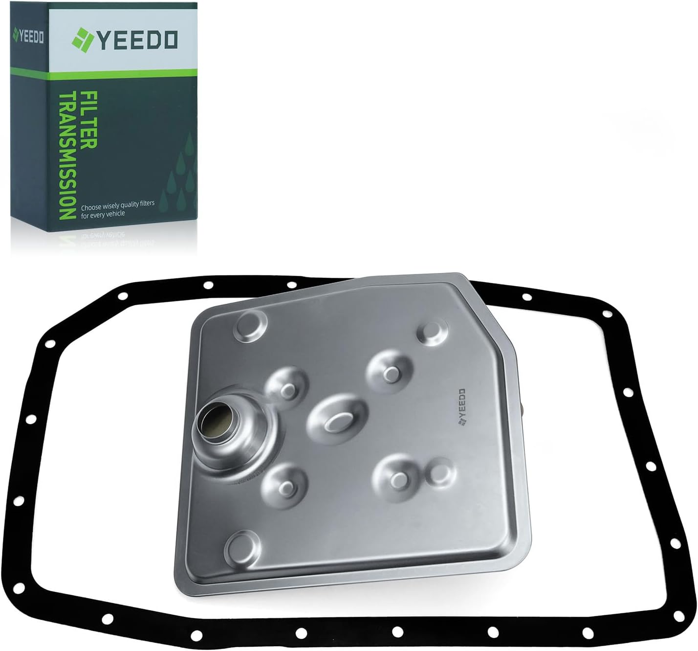 YEEDO BL3Z-7A098-A 6R80 Transmission Filter Oil Pan Gasket Kit Fit for Ford F-150 F-250 F-350 Super Duty Mustang, Navigator Replaces FT-188, BL3P7G186A