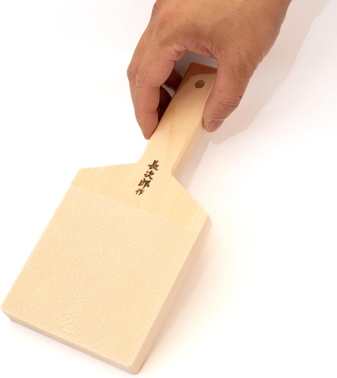 Japanese Traditional Grater for Wasabi and Ginger with Minoyaki Plate Made in Japan (Single item, Grater Extra large size)