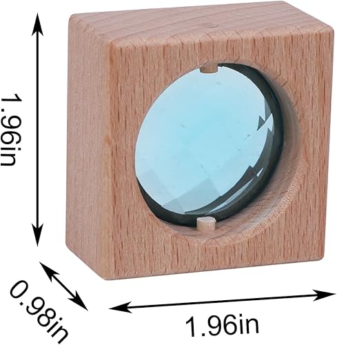 Miniatura 2 de 16 bloques de gemas de madera acrílica, juguetes apilables de madera coloridos acrílicos brillantes, juguetes educativos Montessori de madera de