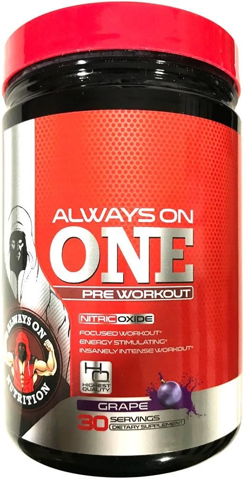 Always On One Pre Workout - Grape - Energy Rush
